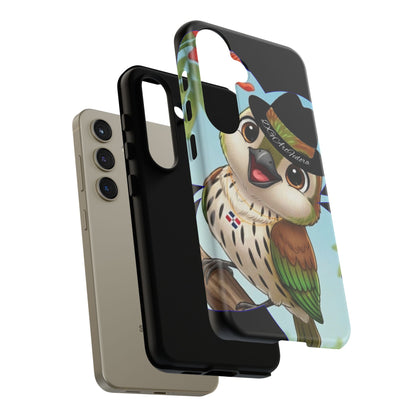 Tough Phone Case  Black- Matte & Glossy Options - Cigüita Design