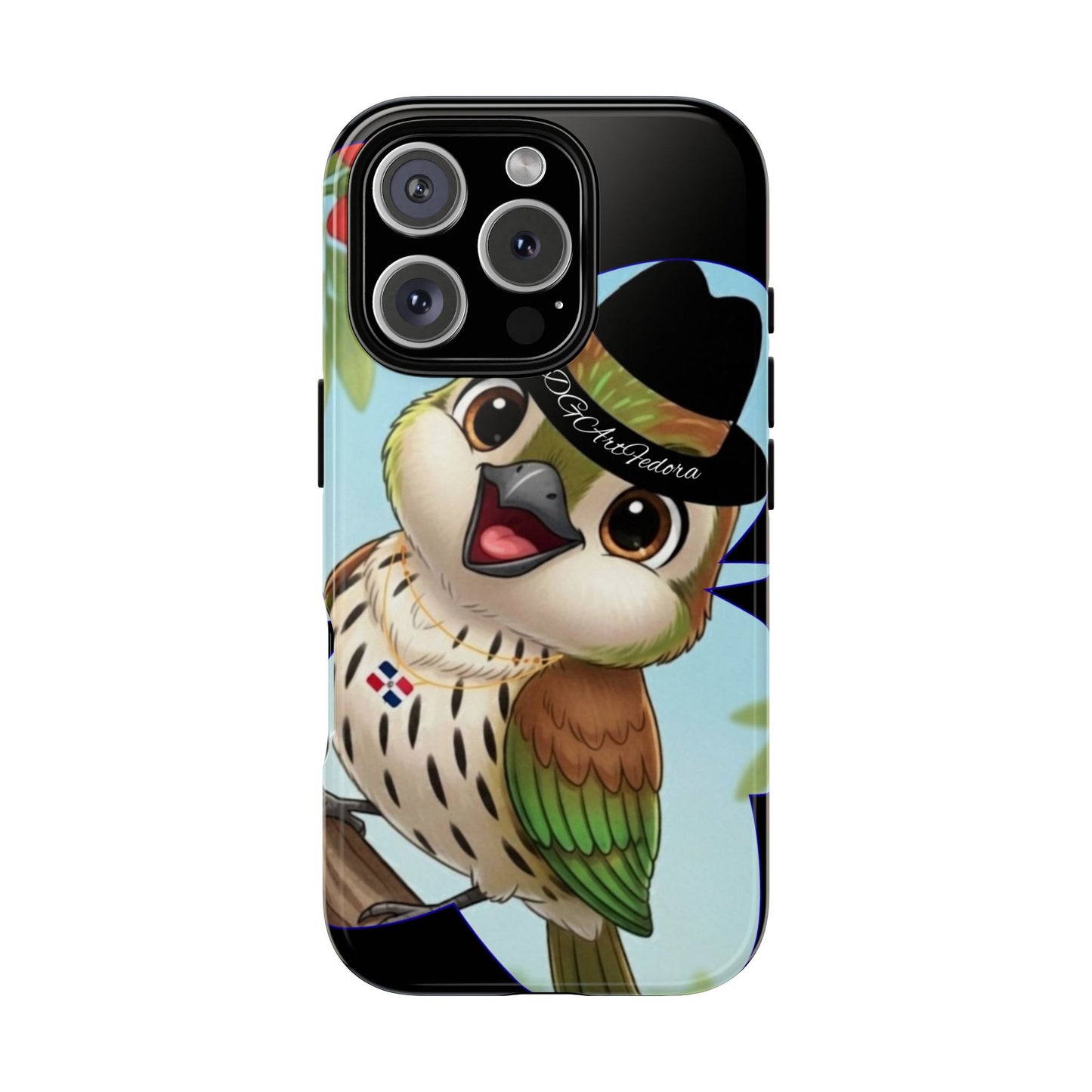 Tough Phone Case  Black- Matte & Glossy Options - Cigüita Design