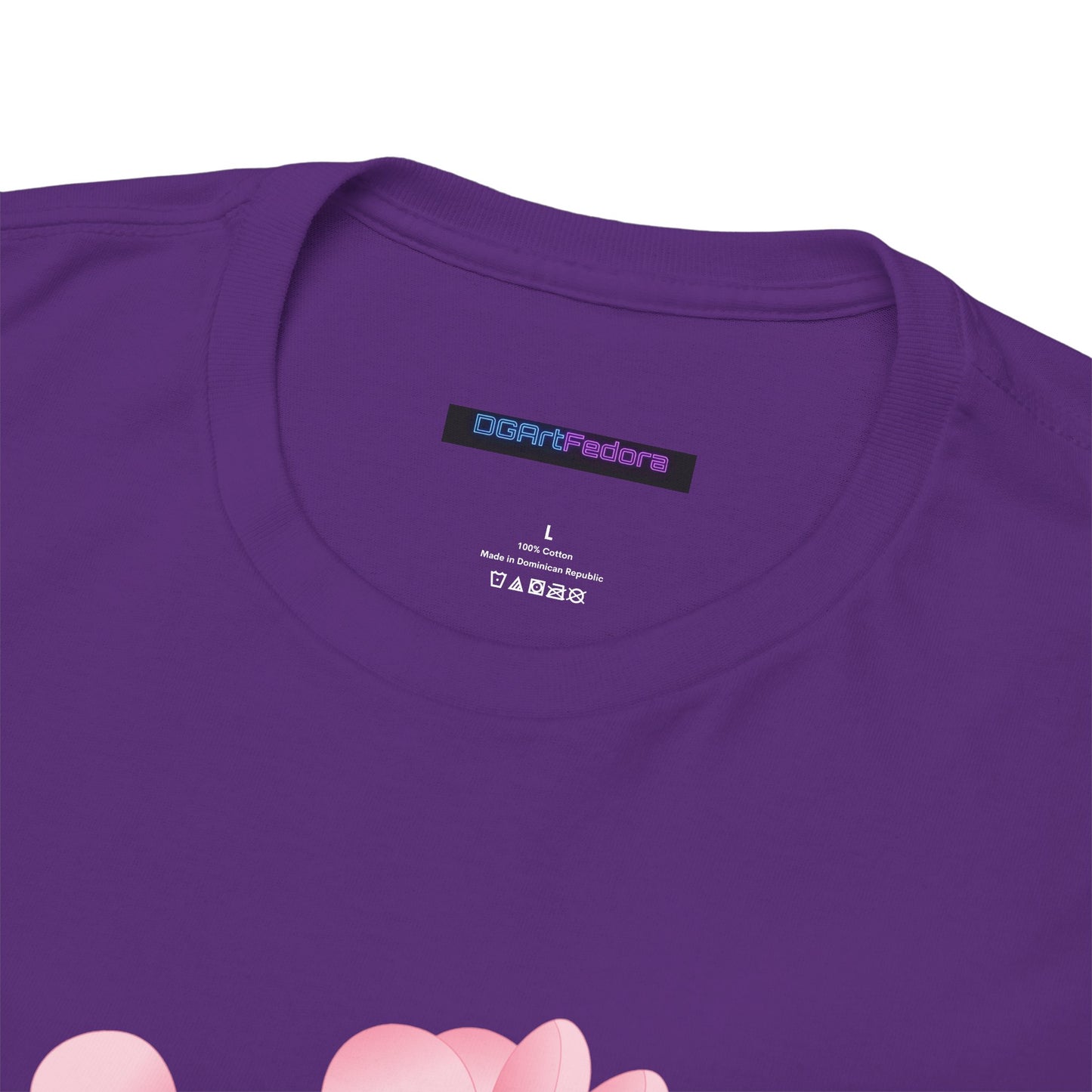Stylish Mom Lettering with Pink Flowers - Heavy Cotton Tee
