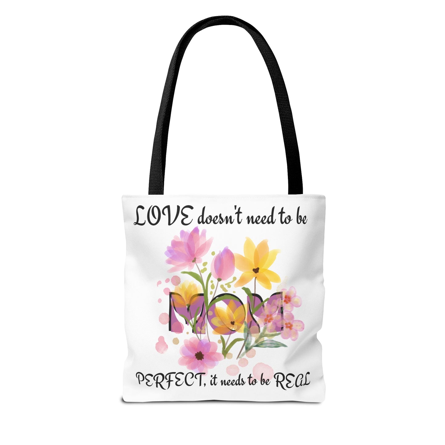 Love Is Real Inspirational Carryall Tote Bag
