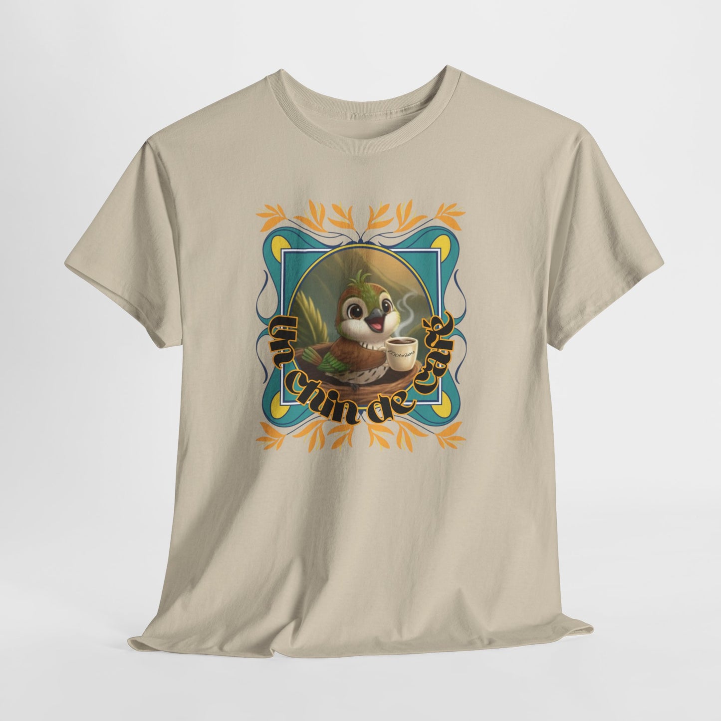 Unisex Heavy Cotton Tee - Un Chin de Café