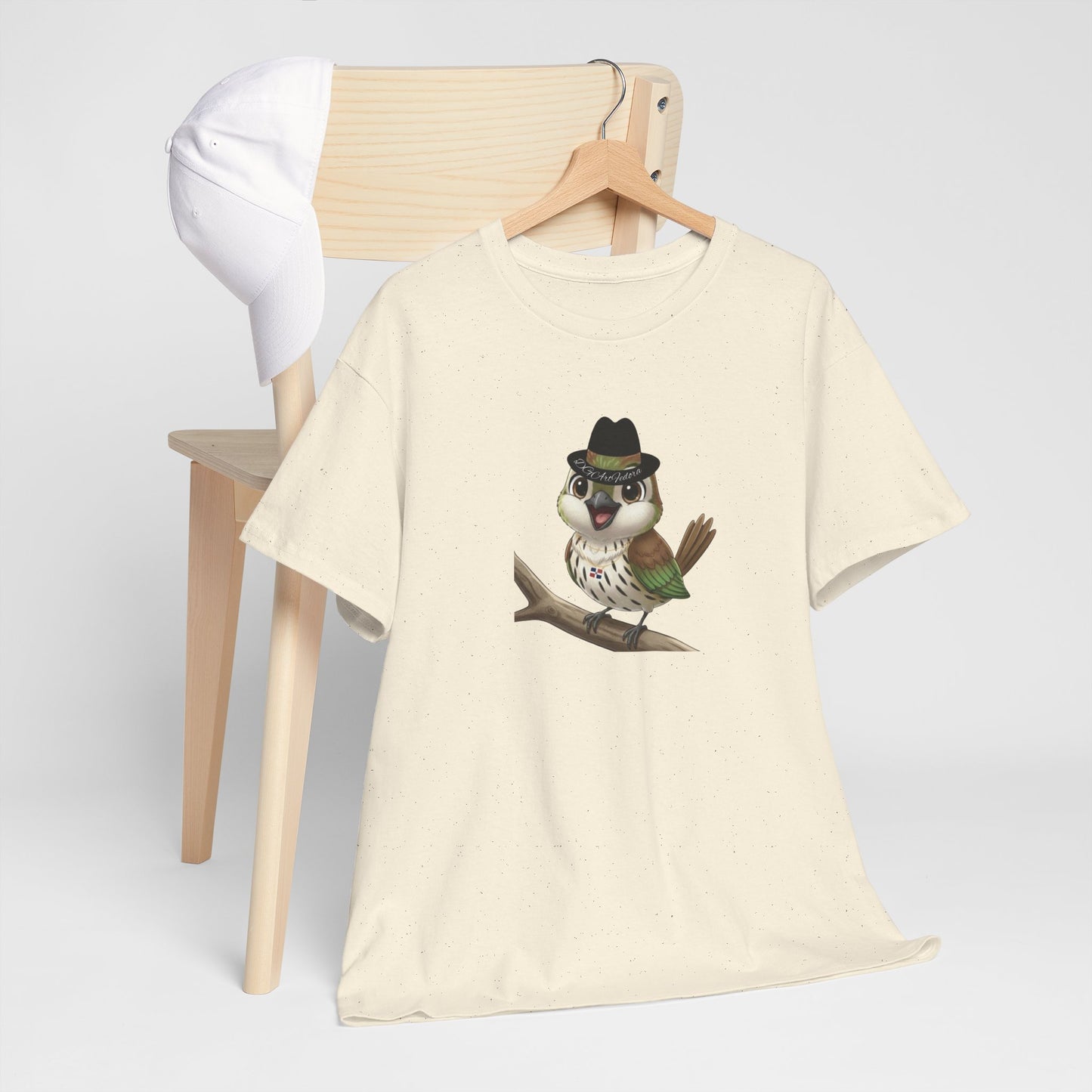 Unisex Heavy Cotton Tee Ciguita Chillin' on a Branch
