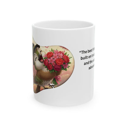 Ceramic Mug, (11oz, 15oz) Ciguita Heart and Quote