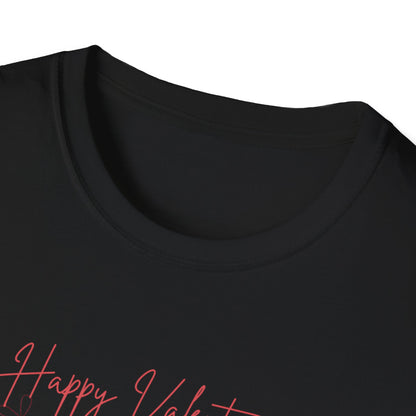 Unisex Softstyle T-Shirt Happy Valentine's Day Four Hearts