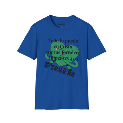 Unisex Softstyle T-Shirt - Filipenses 4:13 Todo lo Puedo en Cristo