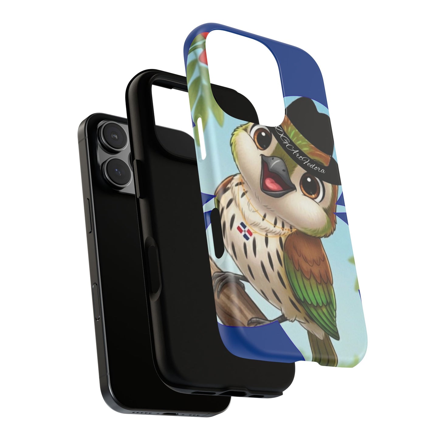 Tough Phone Case -  - Matte & Glossy Options - Cigüita Design Blue