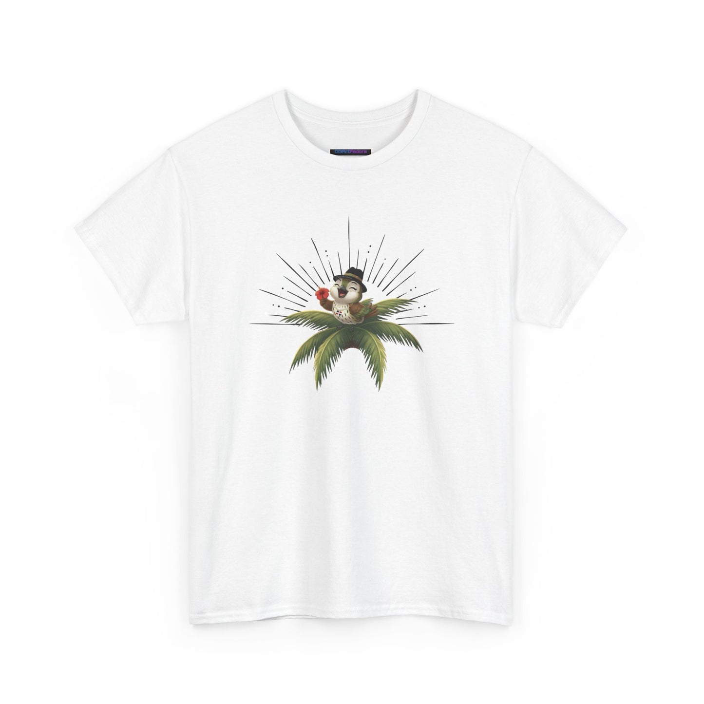 Unisex Heavy Cotton Tee Ciguita Tropical Sunrise