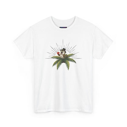 Unisex Heavy Cotton Tee Ciguita Tropical Sunrise