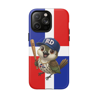 Dominican flag with Cigüa ready for baseball Tough Magnetic Iphone Cases