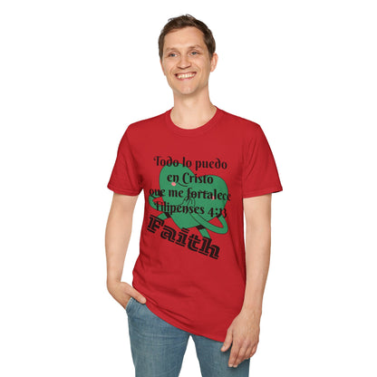 Unisex Softstyle T-Shirt - Filipenses 4:13 Todo lo Puedo en Cristo
