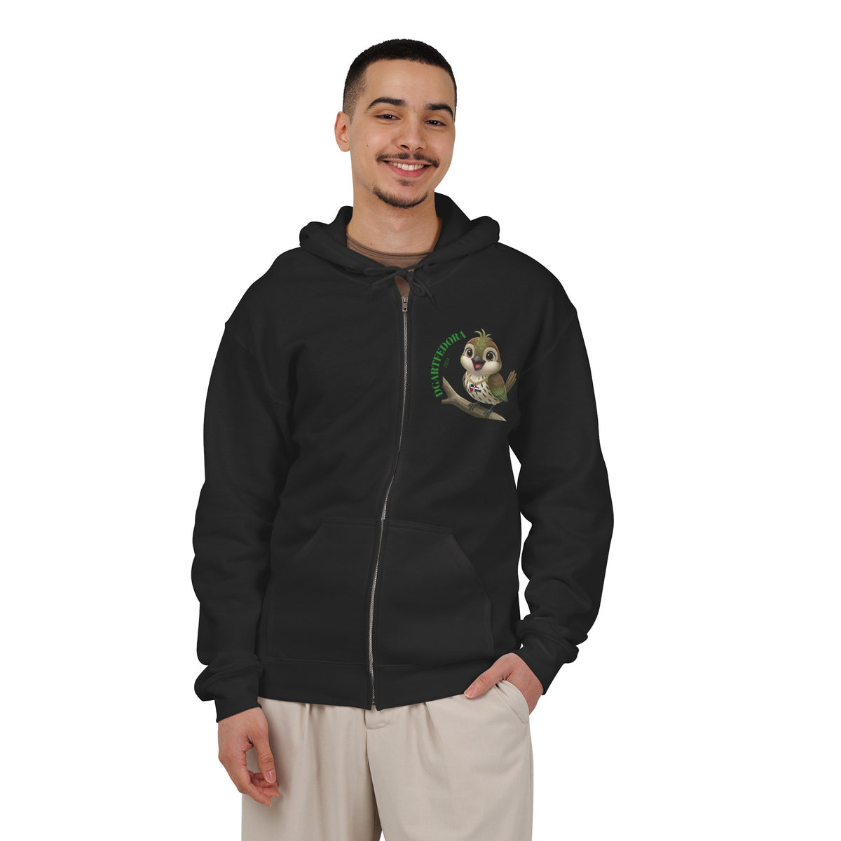 Zip Hooded Cigüita Art you can Wear Unisex Sweatshirt