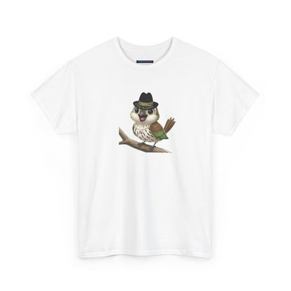 Unisex Heavy Cotton Tee Ciguita Chillin' on a Branch
