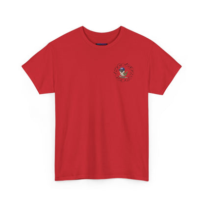 Unisex Heavy Cotton Tee - Cigüita y su Flow Dominicano - Front and Back