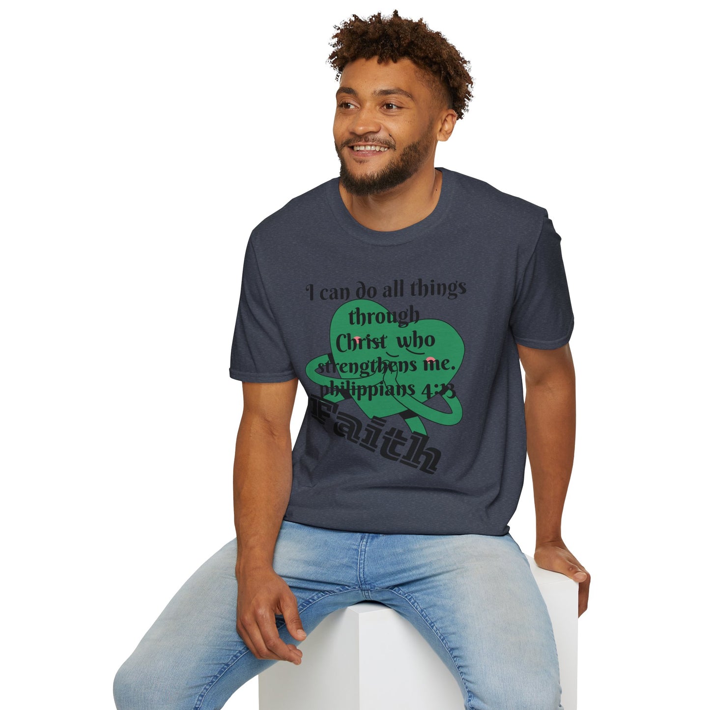 Unisex Softstyle T-Shirt - Philippians 4:13
