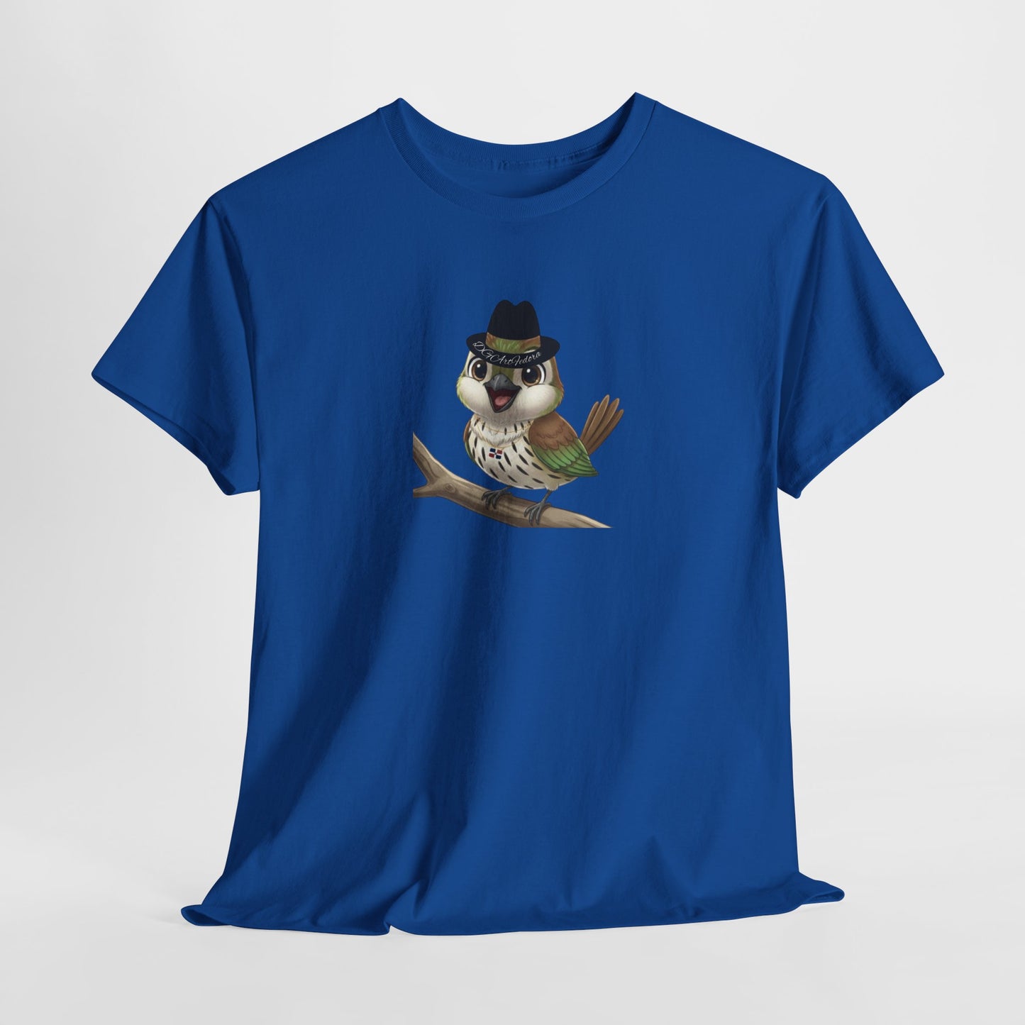 Unisex Heavy Cotton Tee Ciguita Chillin' on a Branch