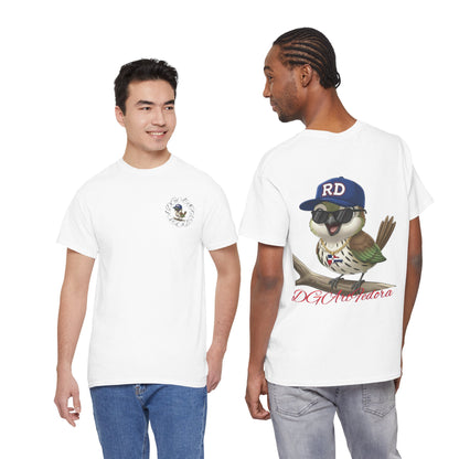 Unisex Heavy Cotton Tee - Cigüita y su Flow Dominicano - Front and Back