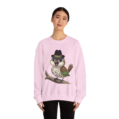 Unisex Heavy Blend Crewneck Sweatshirt Cigüita the Palmchat