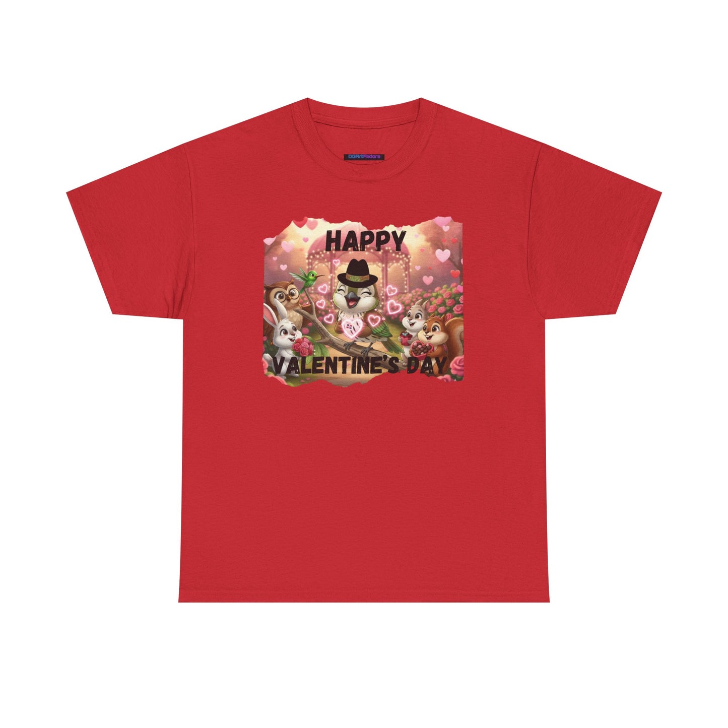 Unisex Heavy Cotton Tee Valentine's Day Ciguita and Friends