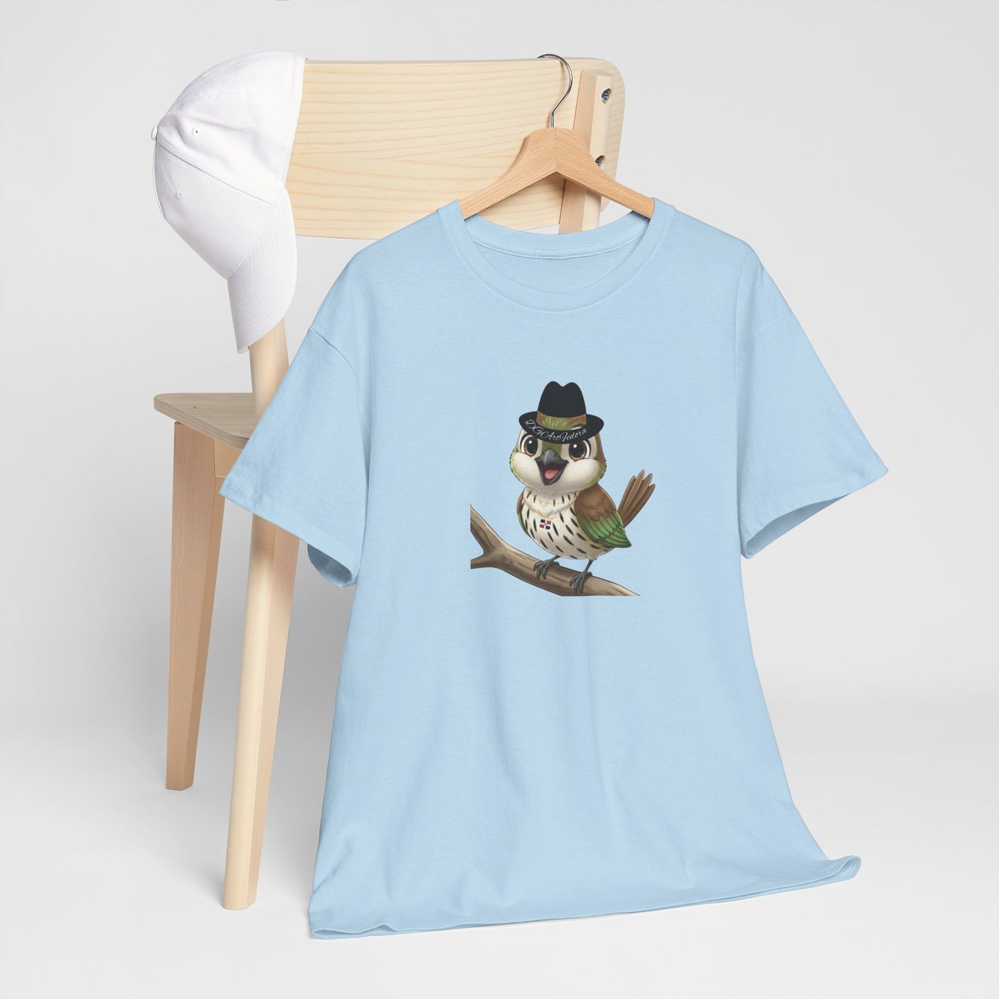 Unisex Heavy Cotton Tee Ciguita Chillin' on a Branch