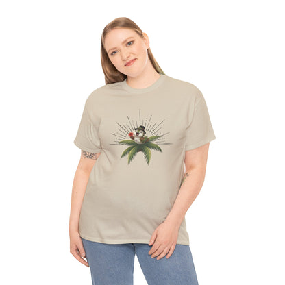 Unisex Heavy Cotton Tee Ciguita Tropical Sunrise