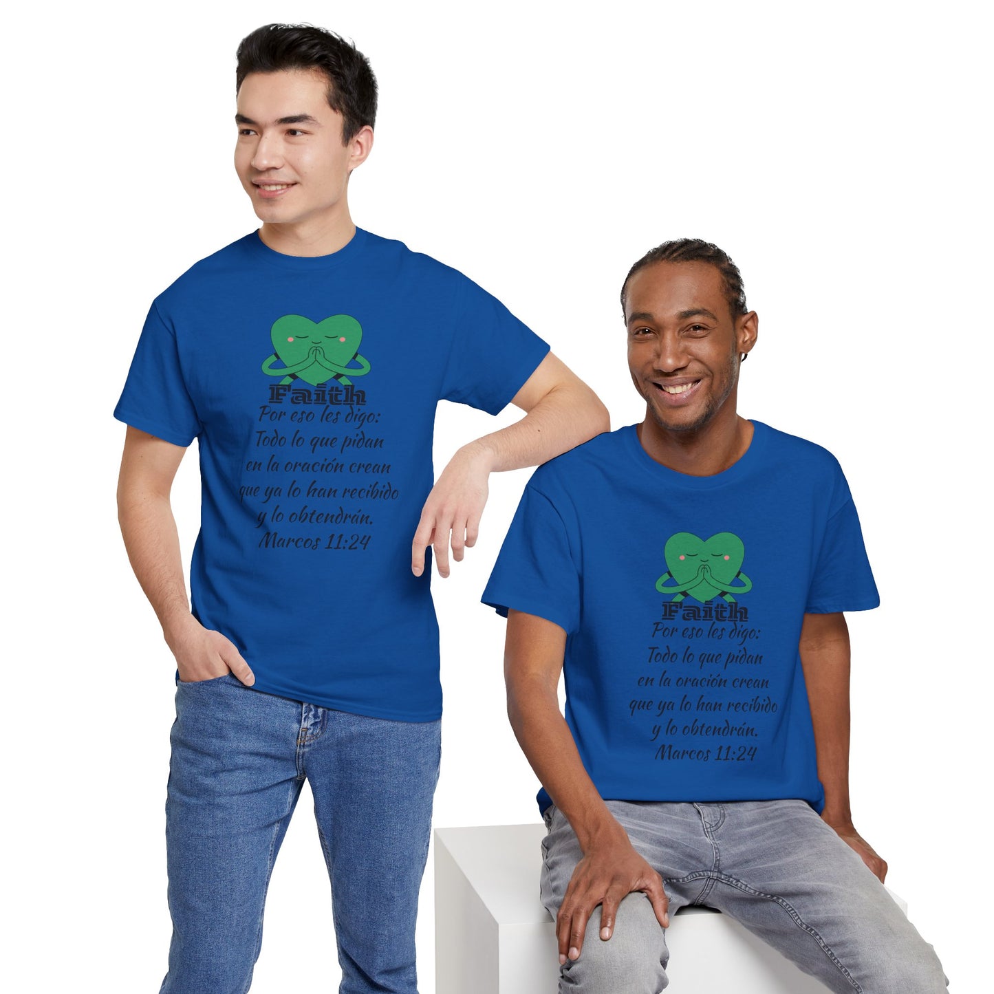 Unisex Heavy Cotton Tee - Fe Marcos 11:24