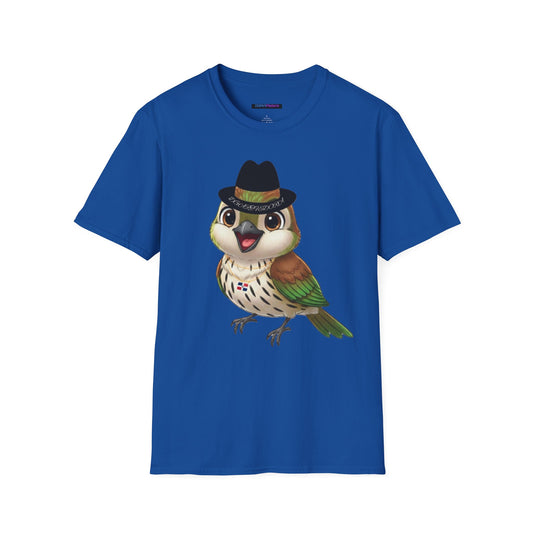 Unisex T-shirt Ciguita the Palmchat with Hat & Chain