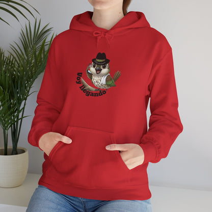 Unisex Heavy Blend  Hooded Sweatshirt with Cigüita "Voy llegando"