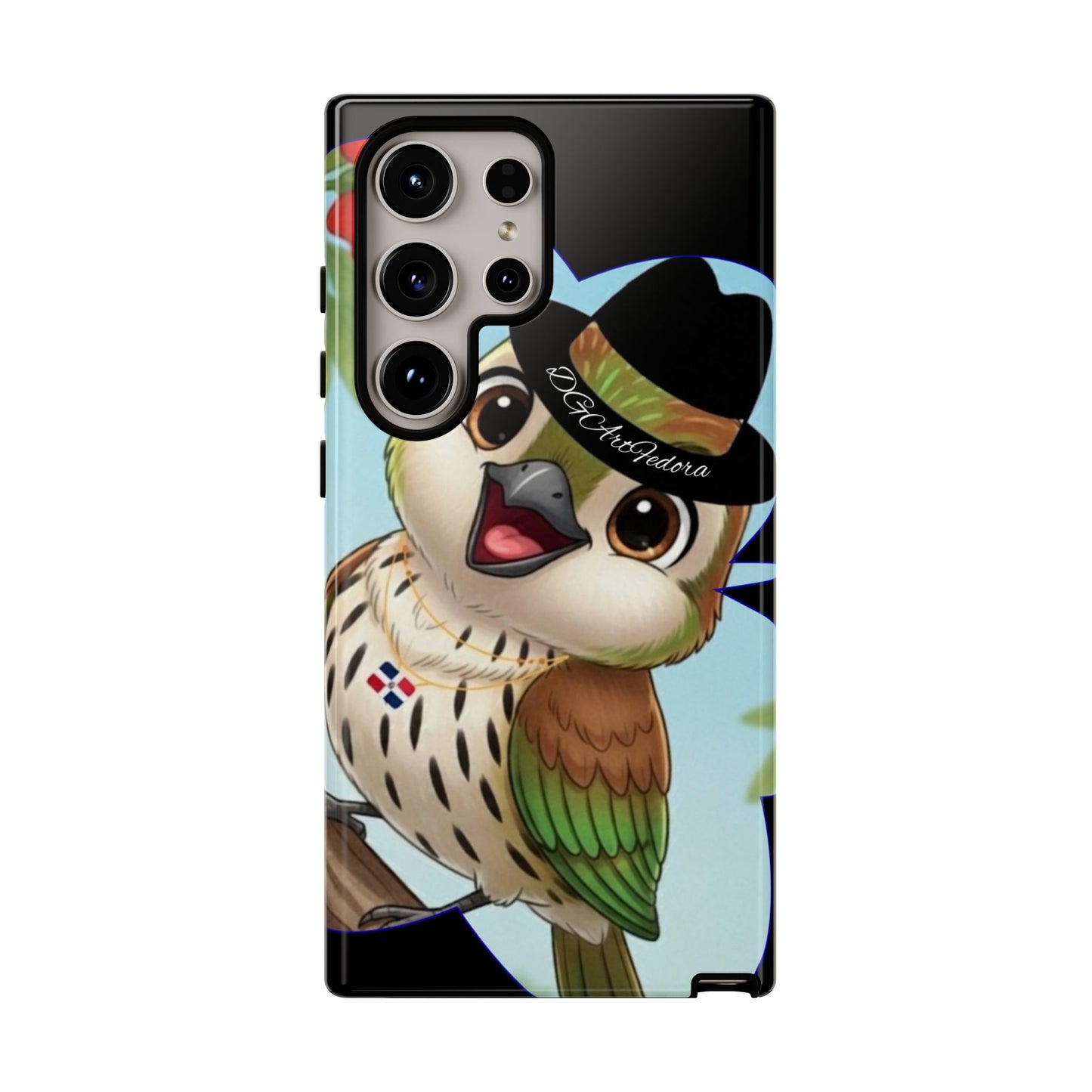 Tough Phone Case  Black- Matte & Glossy Options - Cigüita Design