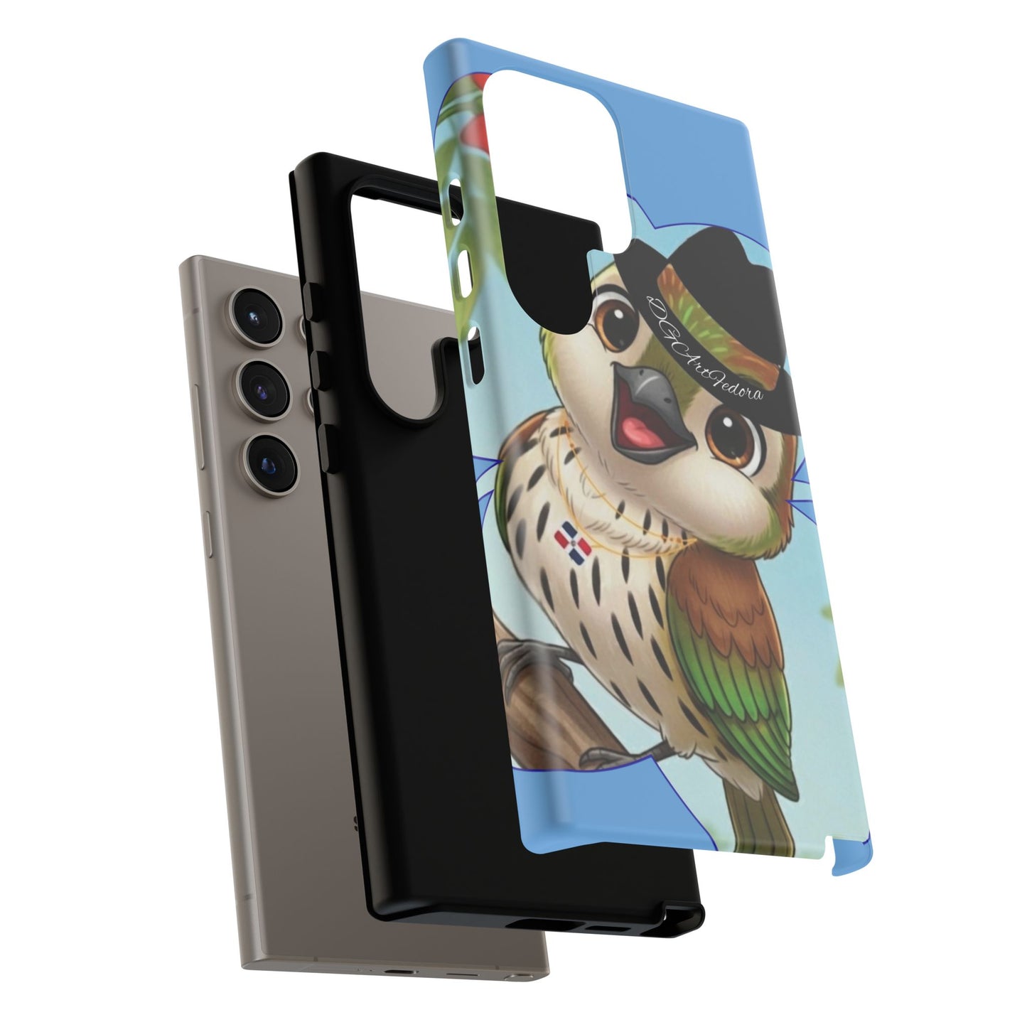 Tough Cases Light Blue Cigüita Design