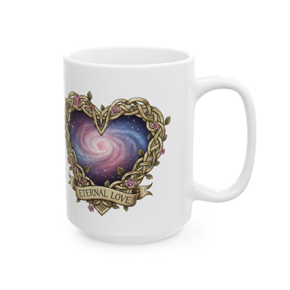 Ceramic Mug, (11oz, 15oz) Quote and Eternal Love
