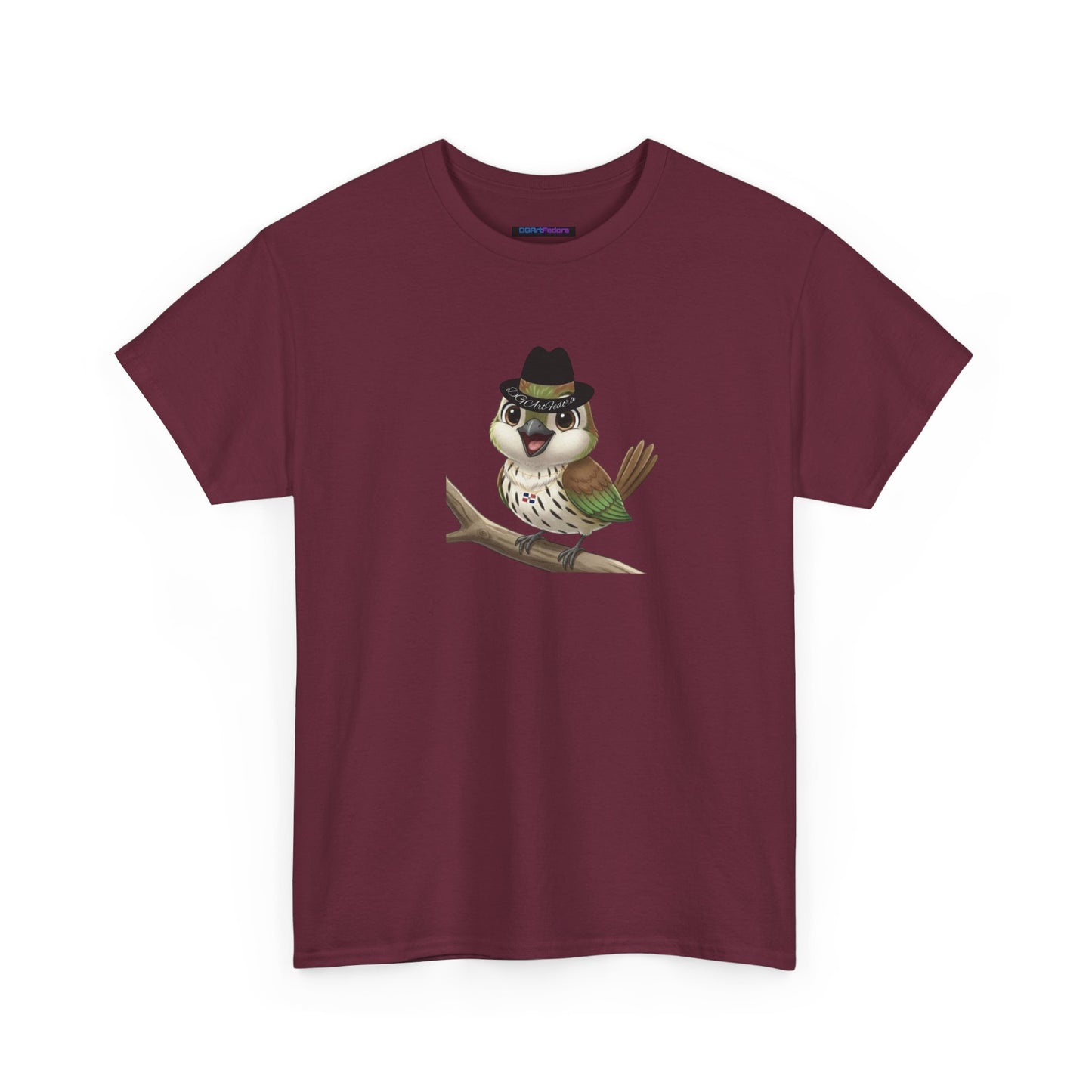 Unisex Heavy Cotton Tee Ciguita Chillin' on a Branch