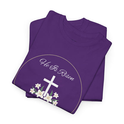 Unisex Heavy Cotton – He is Risen, Hope Lives Here