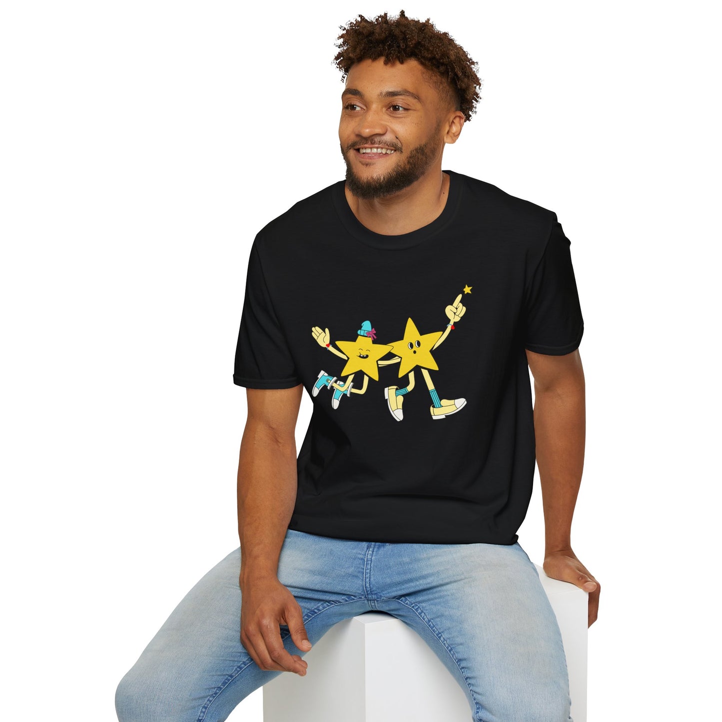 Unisex Softstyle T-Shirt Stars Havin' a Grand Ol' Time