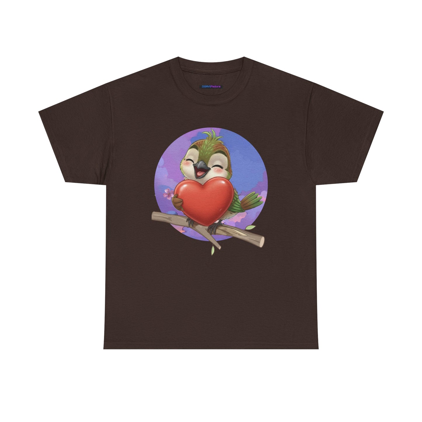 Unisex Heavy Cotton Tee Ciguita Hug your Heart