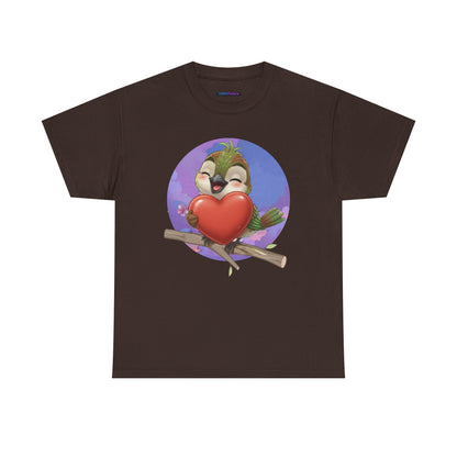Unisex Heavy Cotton Tee Ciguita Hug your Heart