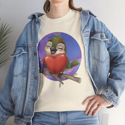 Unisex Heavy Cotton Tee Ciguita Hug your Heart