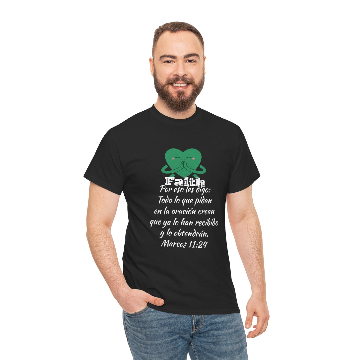 Unisex Heavy Cotton Tee - Fe Marcos 11:24