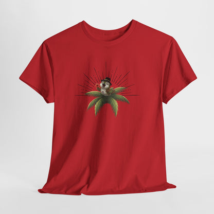 Unisex Heavy Cotton Tee Ciguita Tropical Sunrise