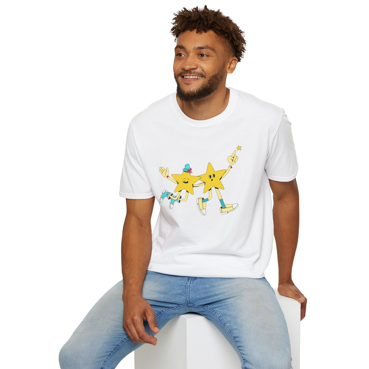 Unisex Softstyle T-Shirt Stars Havin' a Grand Ol' Time