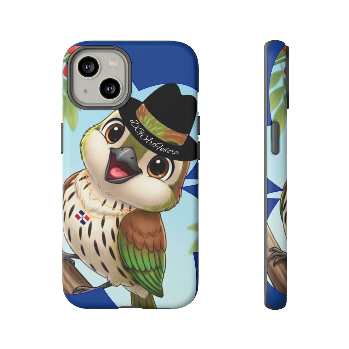 Tough Phone Case -  - Matte & Glossy Options - Cigüita Design Blue