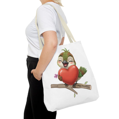 Tote Bag (AOP) - Ciguita Hugging Heart