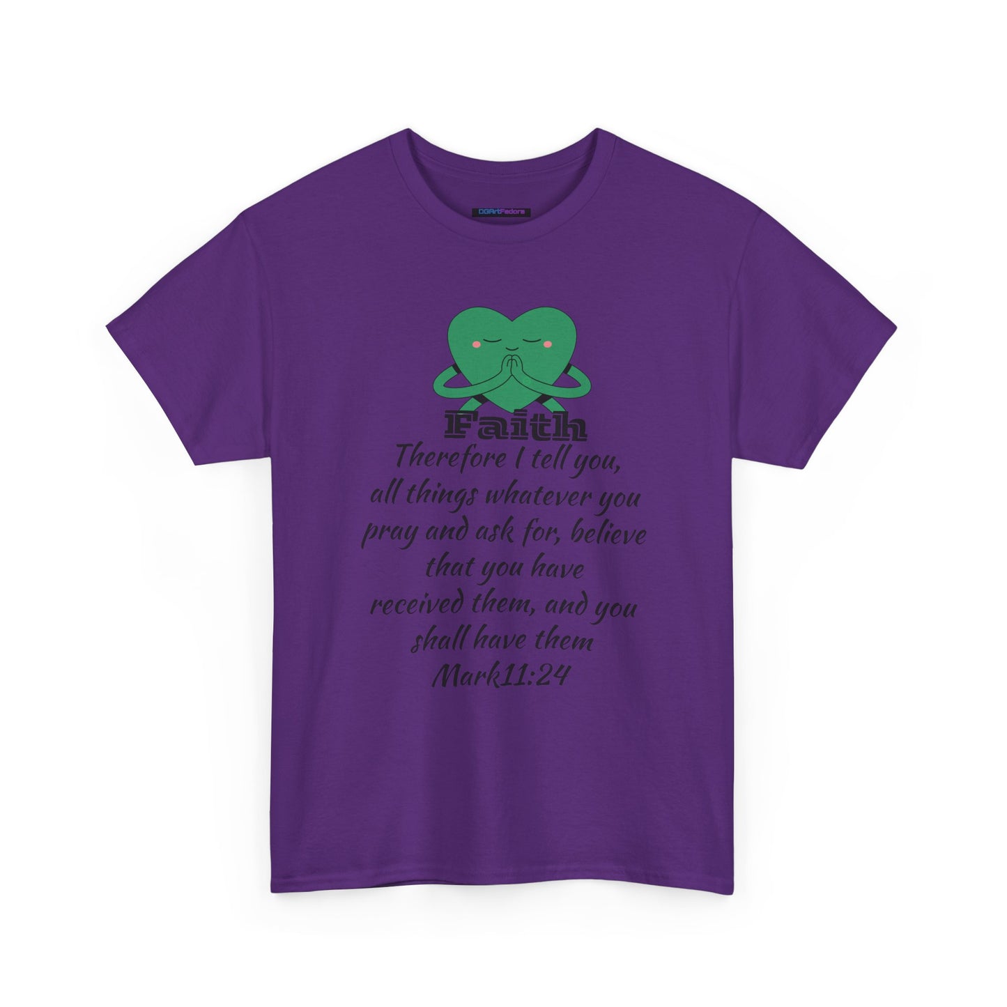 Unisex Heavy Cotton Tee - Faith Mark 11:24