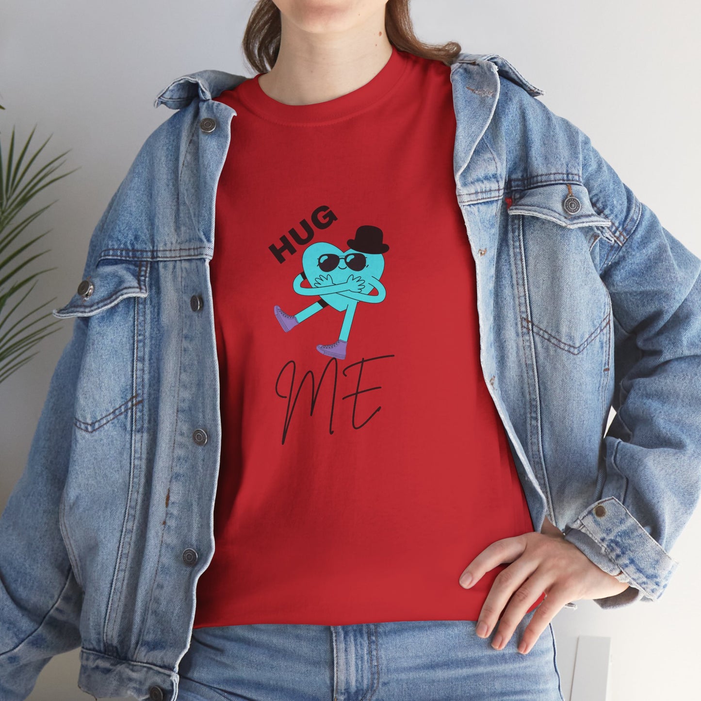 Unisex Heavy Cotton Tee HUG ME BOY