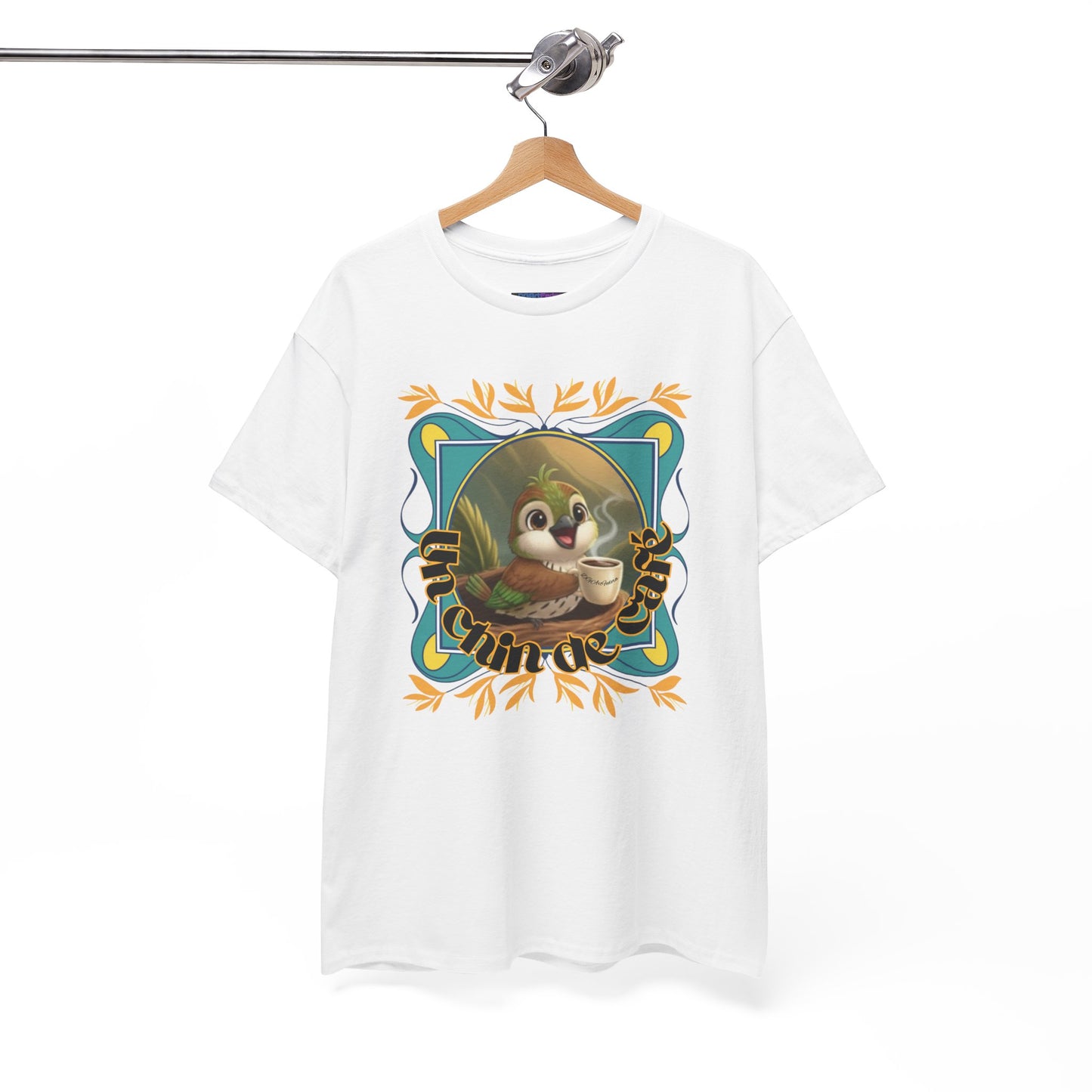 Unisex Heavy Cotton Tee - Un Chin de Café