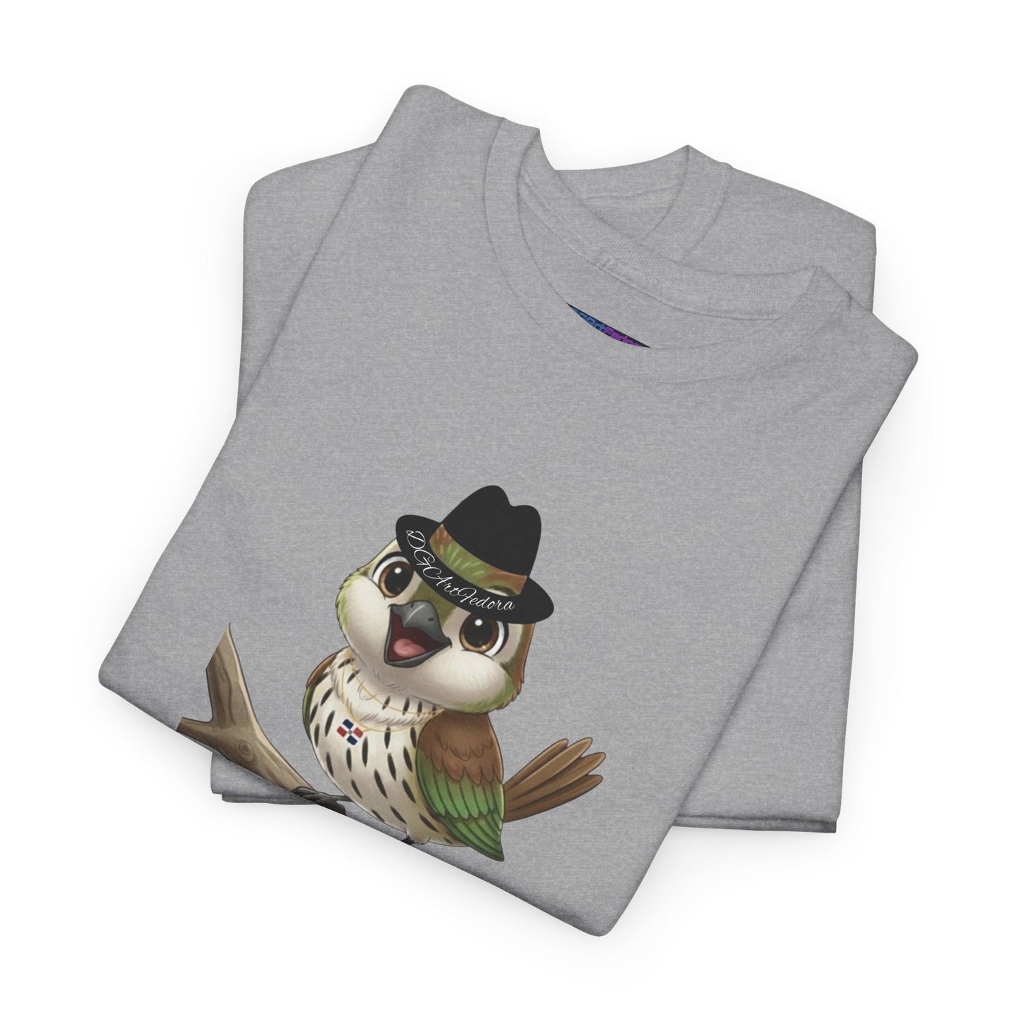 Unisex Heavy Cotton Tee Ciguita Chillin' on a Branch