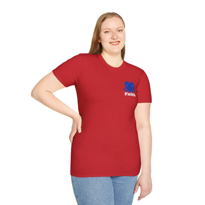 Unisex Softstyle T-Shirt - Heart, Prayer, Faith