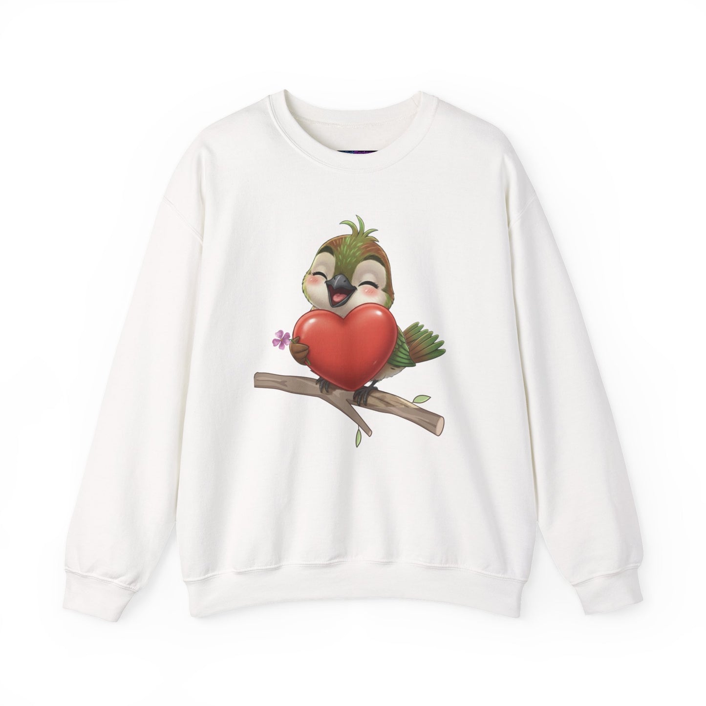 Unisex Heavy Blend Crewneck Sweatshirt Ciguita Hugging a Heart