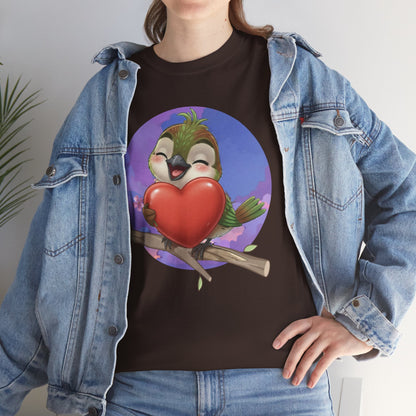Unisex Heavy Cotton Tee Ciguita Hug your Heart
