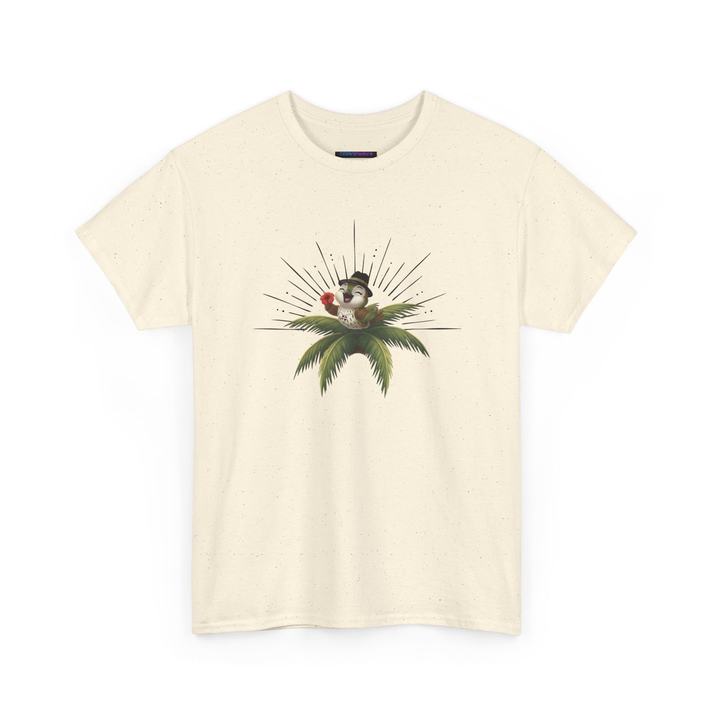 Unisex Heavy Cotton Tee Ciguita Tropical Sunrise
