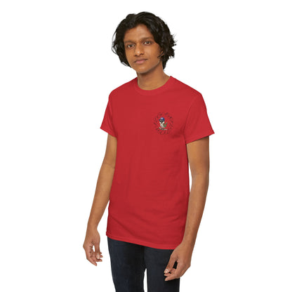 Unisex Heavy Cotton Tee - Cigüita y su Flow Dominicano - Front and Back